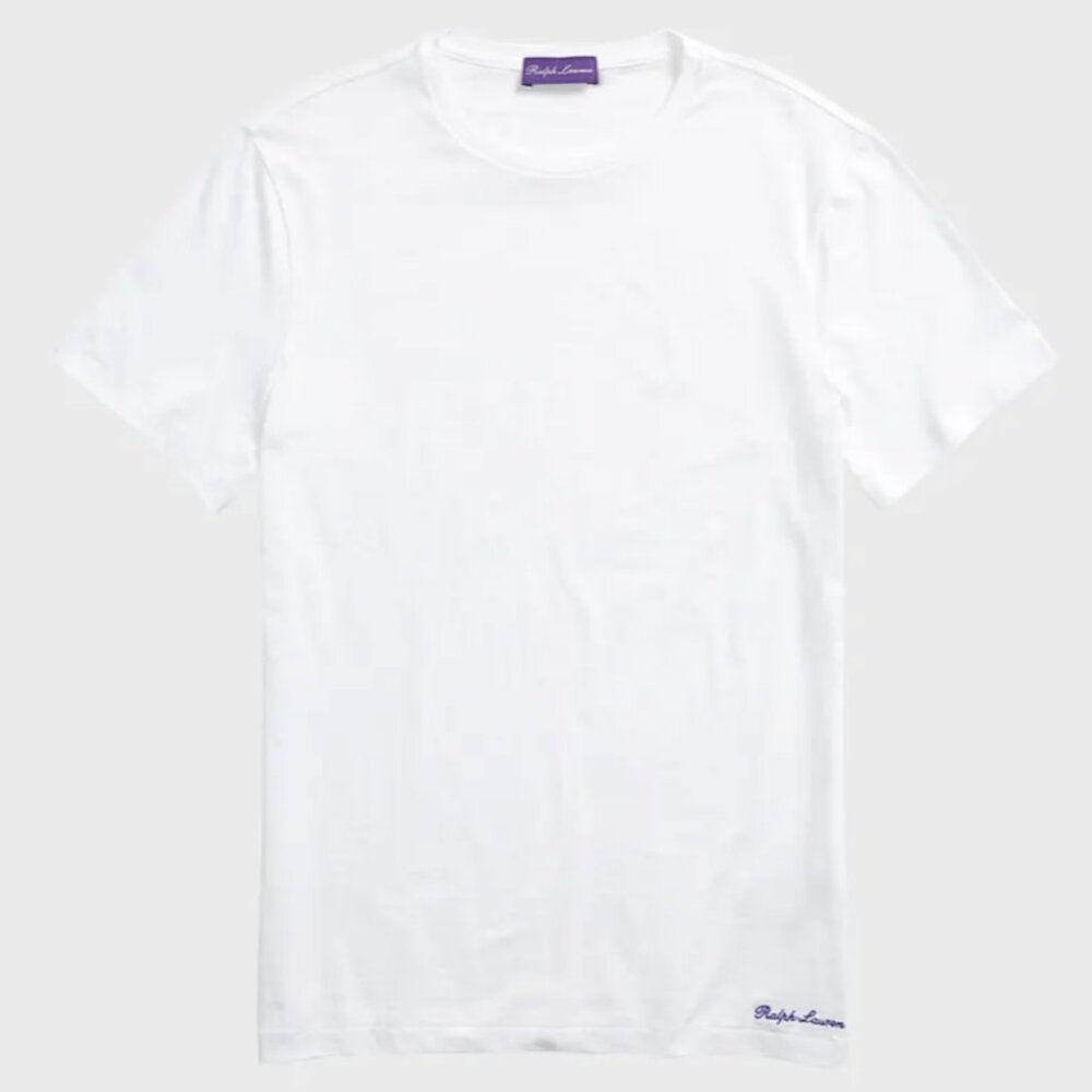 NWT Ralph Lauren Purple Label Men's Lisle Crewneck T-Shirt - M